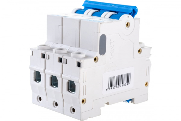 Выключатель автоматический модульный 3п C 63А 4,5кА NXB-63S CHINT