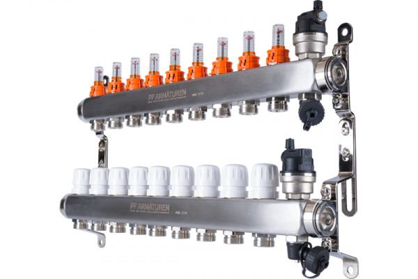 Коллекторная группа для отопления Millennium 1*х3/4x9 вых