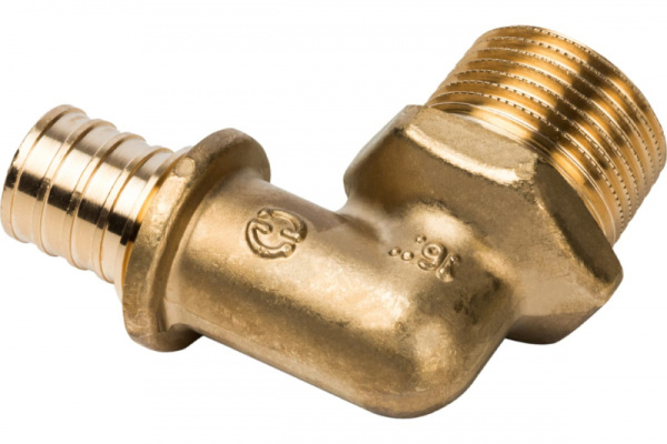 Угольник-переходник с наружной резьбой 20xR 3/4″ STOUT