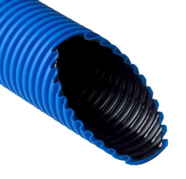 Труба двухслойная  160 синяя N ПНД/ПВД 50м (SN6)
