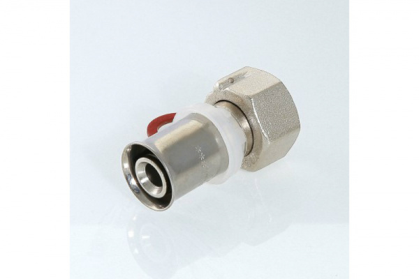 Соединитель пресс накидной гайкой 16х3/4