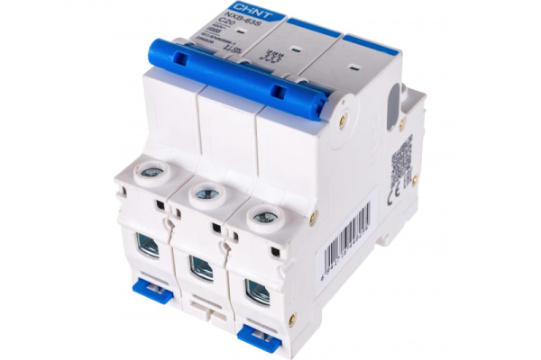 Выключатель автоматический модульный 3п C 20А 4,5кА NXB-63S CHINT