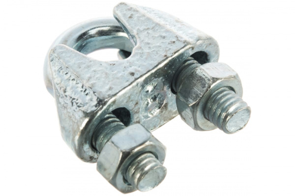 Дугообразный зажим троса 8мм DIN741