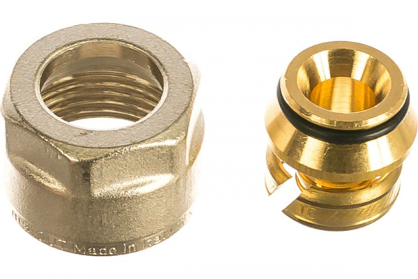 Фитинги компрессионные для труб PE-X 16х2х3/4″ STOUT