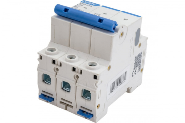 Выключатель автоматический модульный 3п C 50А 4,5кА NXB-63S CHINT