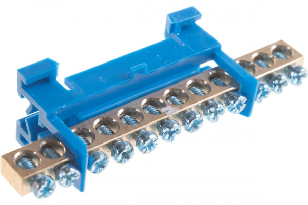 Шина нулевая на DIN-рейку 12х1