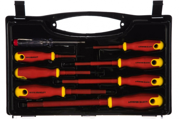 Набор отверток диэлектрических  STAYER ELECTRO 8 предмета