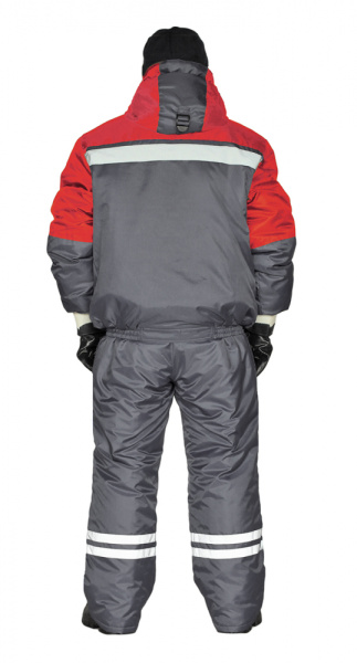 Костюм зимний СТИМ куртка полукомбинезон. цвет: т.синий оранжевый 48-50 рост 182-188 см