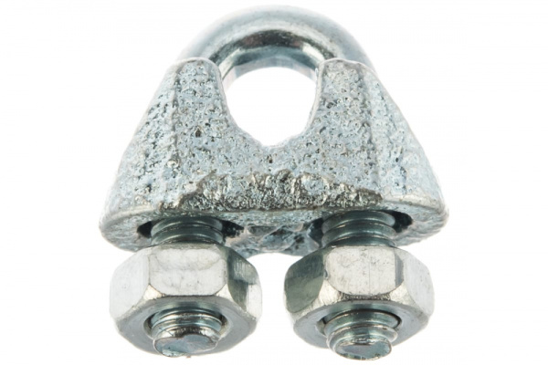 Дугообразный зажим троса 3мм DIN741