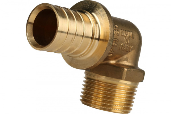 Угольник-переходник с наружной резьбой 32xR 1″ STOUT