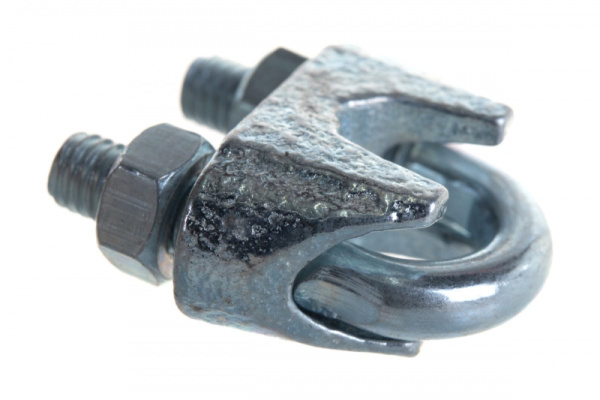 Дугообразный зажим троса 8мм DIN741