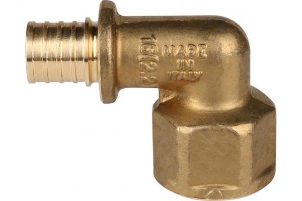 Угольник-переходник с внутренней резьбой 16xRp 1/2″ STOUT