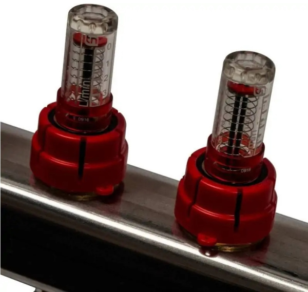 Коллекторная группа для отопления STOUT 1*3/4x2 вых