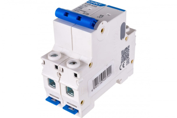 Выключатель автоматический модульный 2п C 32А 4,5кА NXB-63S CHINT