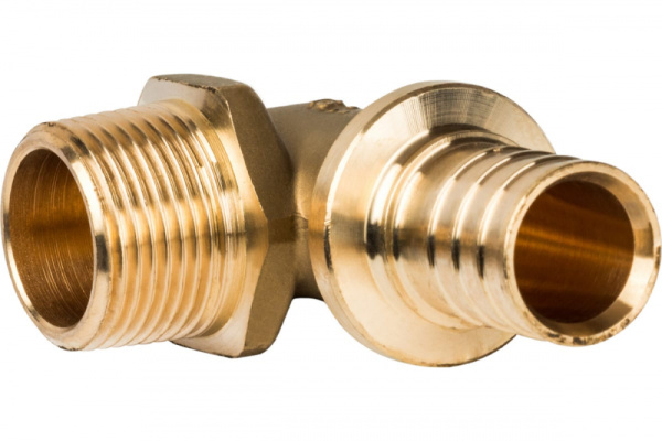 Угольник-переходник с наружной резьбой 25xR 3/4″ STOUT