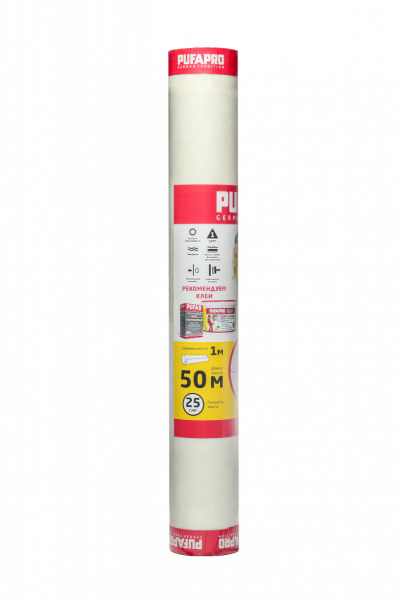 Стеклохолст малярный PufaPro 25 г/м2 1х50м