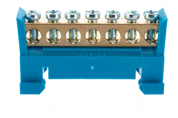 Шина нулевая на DIN-рейку 7х1