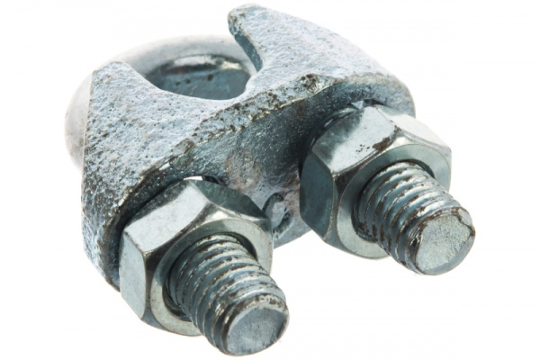 Дугообразный зажим троса 10мм DIN741