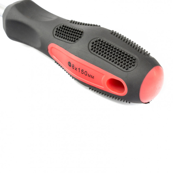 Отвертка Anti-Slip SL8 х 150 мм двухкомпонентная рукоятка MATRIX