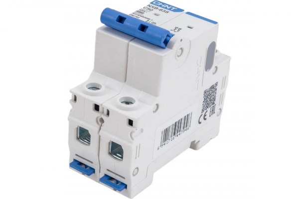Выключатель автоматический модульный 2п C 50А 4,5кА NXB-63S CHINT