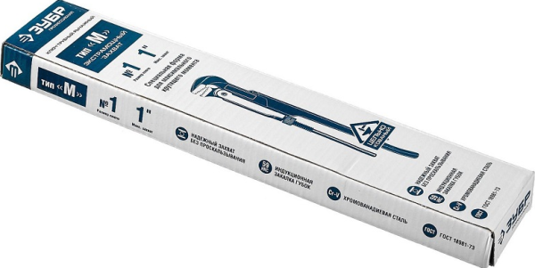 Ключ трубный рычажный ЗУБР ПРОФЕССИОНАЛ №1