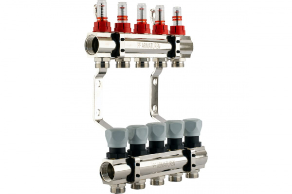 Коллекторная группа для отопления Millennium 1*х3/4x5 вых