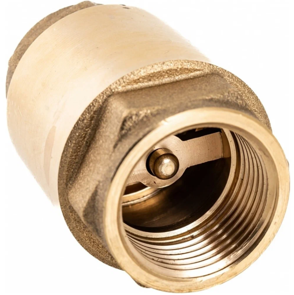 Обратный клапан пружинный, муфтовый, с металлическим седлом, 1