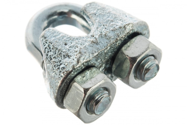 Дугообразный зажим троса 3мм DIN741