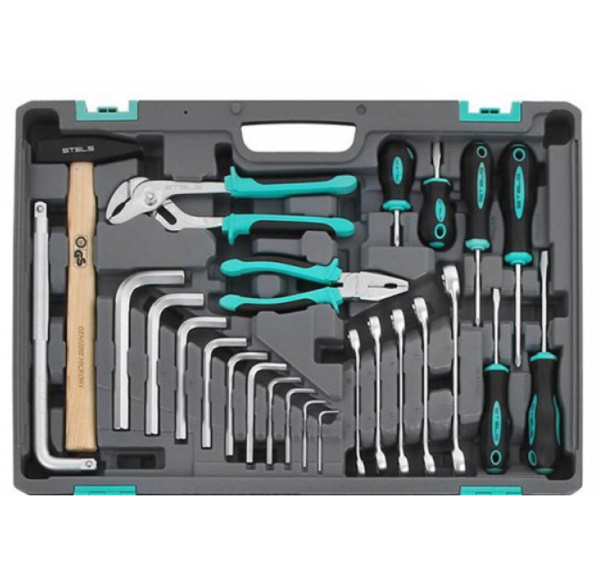 Набор инструментов, 1/2, 3/8, 1/4, STELS 142 предмета
