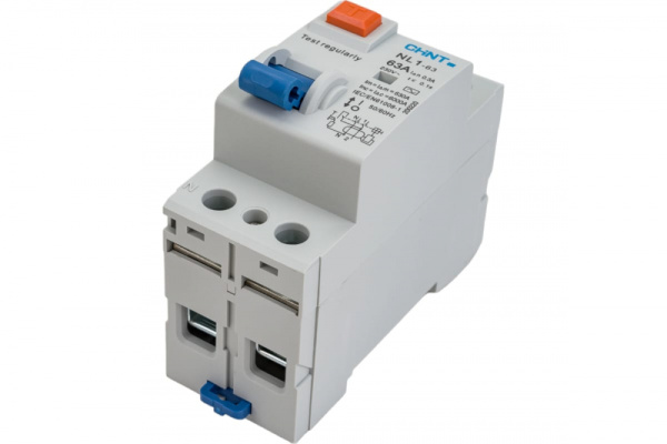 Выключатель авт. диф. тока (УЗО) NXL-63 CHINT 1п+N 16А 30мА тип AC 6кА