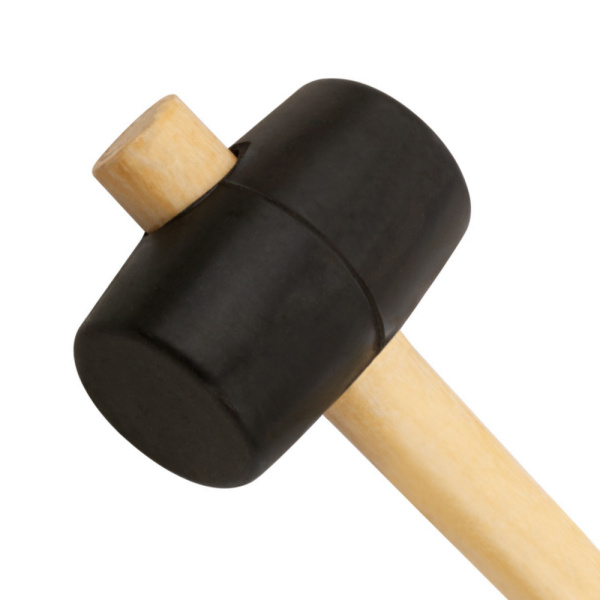 Киянка резиновая, деревянная рукоятка SANTOOL 680 гр