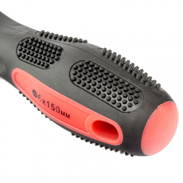 Отвертка Anti-Slip SL6 х 150 мм двухкомпонентная рукоятка MATRIX