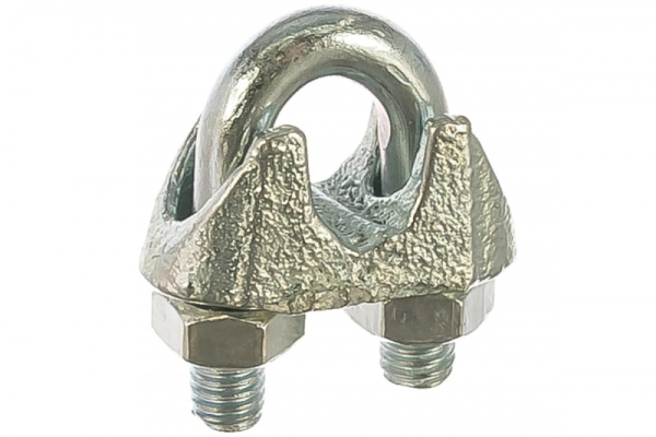 Дугообразный зажим троса 10мм DIN741