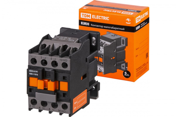 Контактор КМН-11810 18А 230В/АС3 1НО TDM