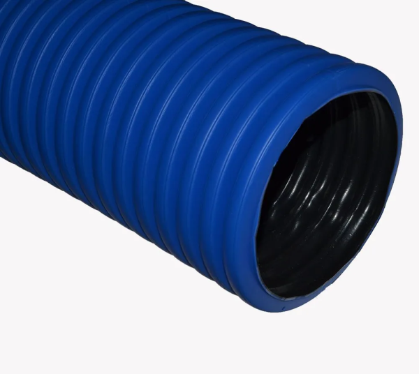 Труба двухслойная  160 синяя N ПНД/ПВД 50м (SN6)
