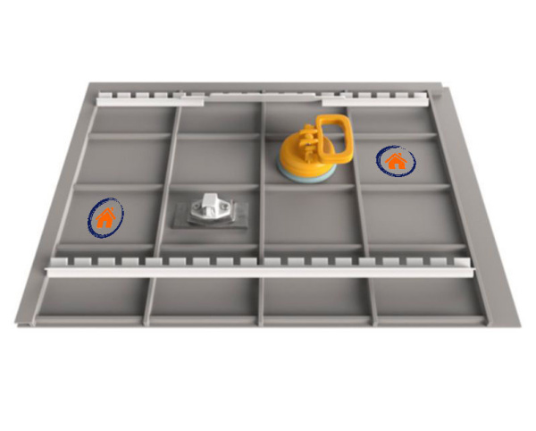 Люк под плитку пластиковый ЛсИС 400х300