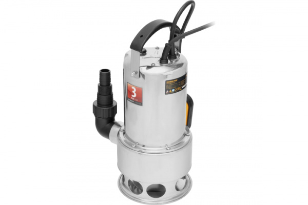 Насос дренажный Denzel DPL800X, 800Вт, подъем 7м, 16500л/ч