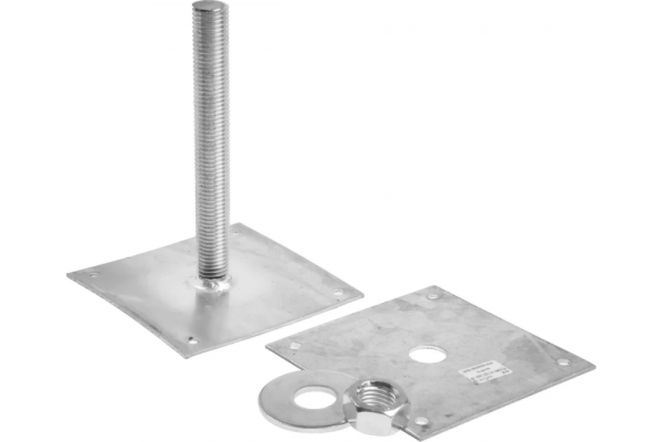 Анкер регулируемый по высоте,150х150 (Домкрат)