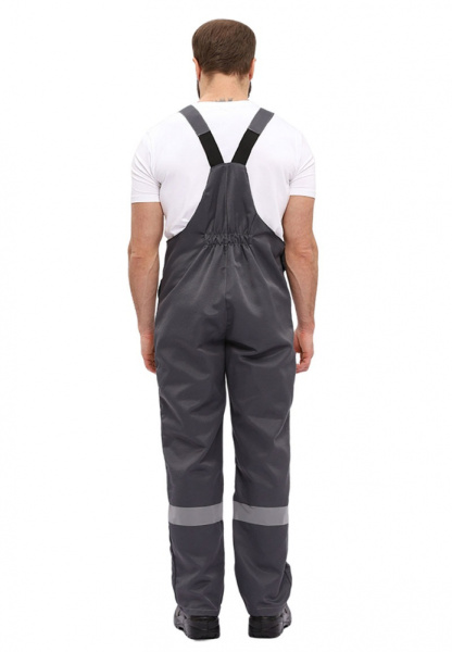 Костюм мужской ЛЕГИОН т-серый с красным 48-50 рост 182-188 см