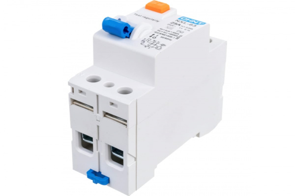 Выключатель авт. диф. тока (УЗО) NXL-63 CHINT 1п+N 25А 30мА тип AC 6кА