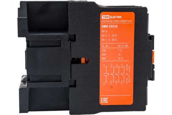 Контактор КМН-23210 32А 230В/АС3 1НО TDM