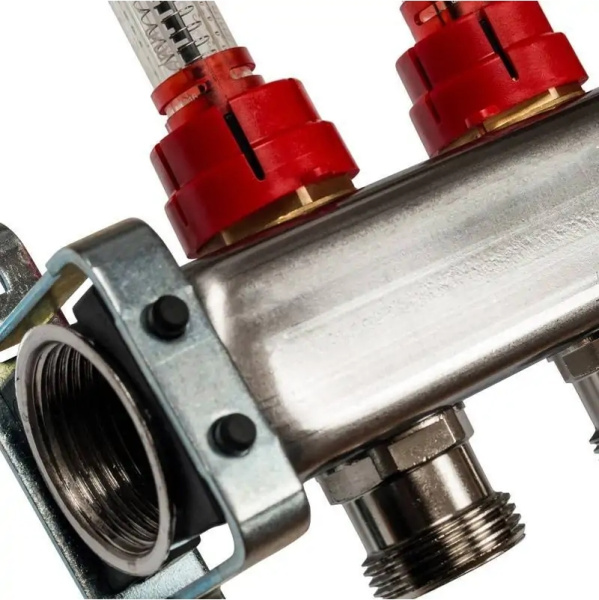 Коллекторная группа для отопления STOUT 1*3/4x2 вых