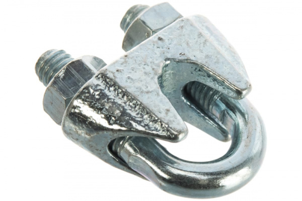 Дугообразный зажим троса 8мм DIN741