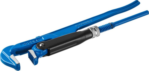 Ключ трубный рычажный ЗУБР ПРОФЕССИОНАЛ прямые губки №0