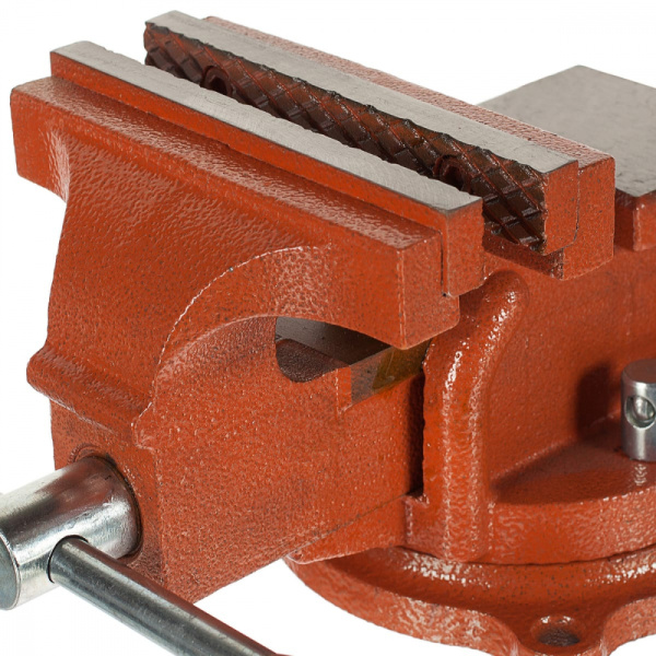 Тиски слесарные, поворотные, с наковальней SPARTA 100 мм