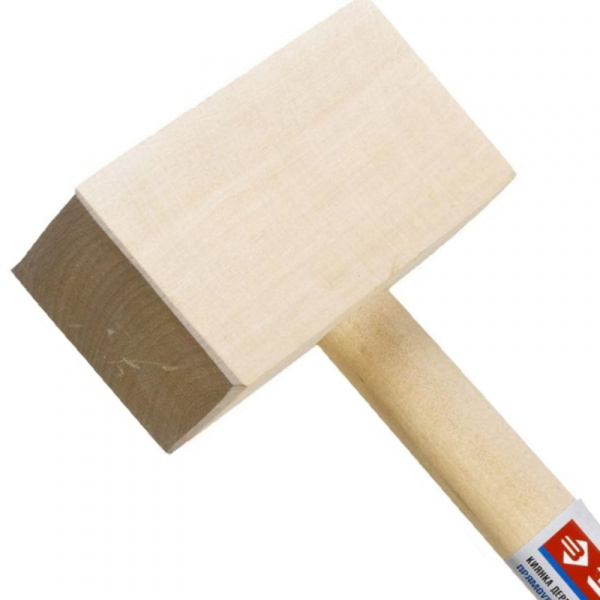 Киянка деревянная прямоугольная ЗУБР 600 гр