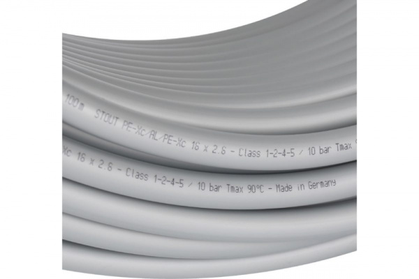 Трубы стабильные PE-Xc/Al/PE-XC универсальная 20-2,9 STOUT