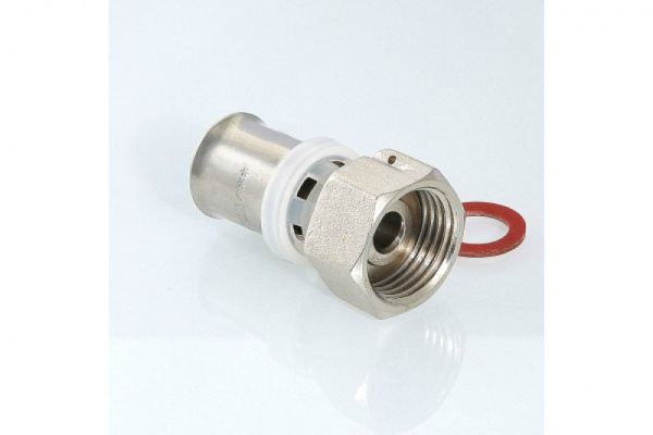 Соединитель пресс накидной гайкой 16х1/2