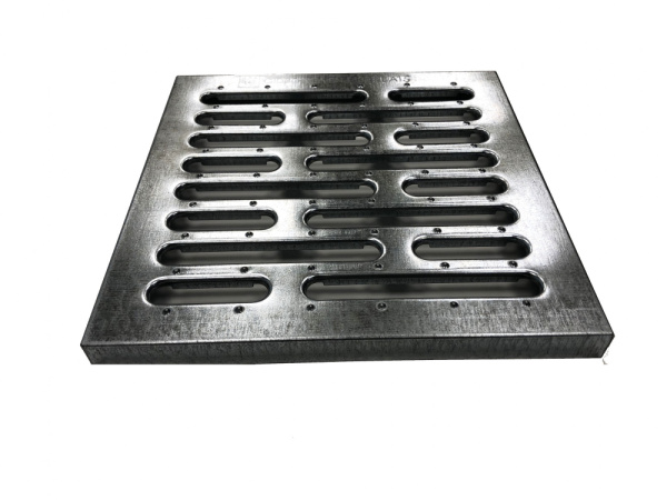 Решетка водоприемная Gidrolica Point PB 28,5.28,5 штампованная стальная