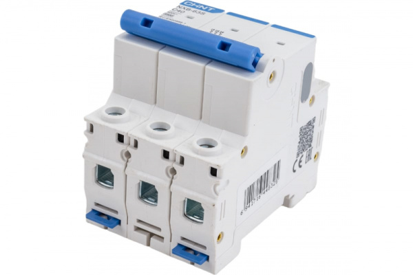 Выключатель автоматический модульный 3п C 40А 4,5кА NXB-63S CHINT